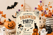 Vintage Halloween Party Invite, an Invitation Template by Arslan (Thumbnail 4 of 5)