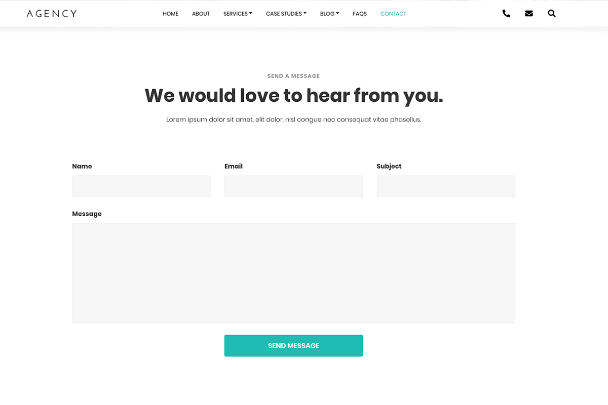 Agency – Html Template for Agency, a Websites & App Template by SLICEmyPAGE (Photo 2 of 7)