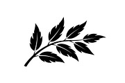 Botanical Leaf Silhouette Bundle, an Illustration by yasushie (Thumbnail 46 of 51)