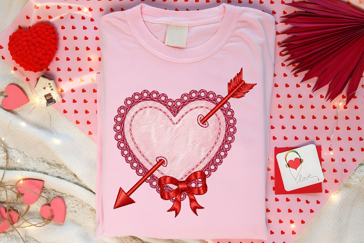 Latch Hook Yarn Valentine Heart PNG, an Illustration by Canvas Craft (Photo 6 of 7)