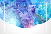 Chakras Part 2. Watercolor textures, a Decorative Illustration by Marina Demidova (Thumbnail 3 of 8)