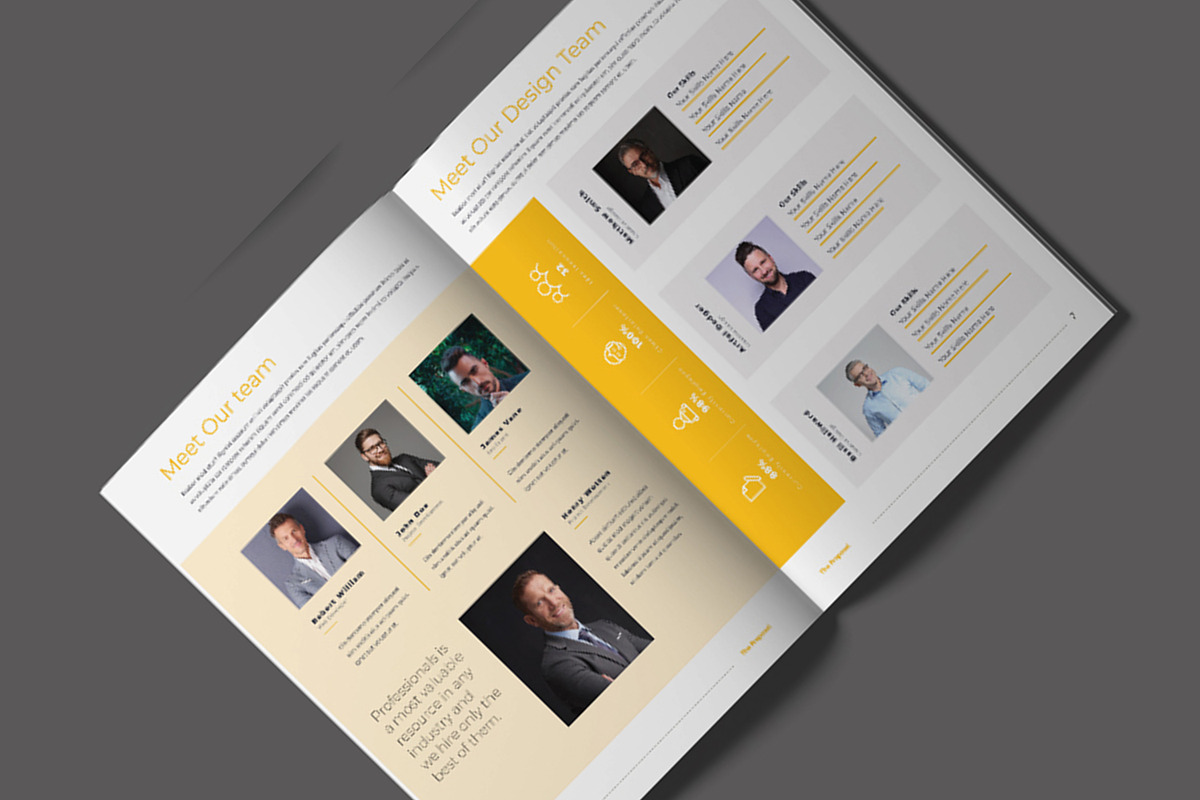 Proposal Template Layout, a Brochure Template by X-Type (Photo 5 of 10)