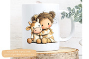 Cowgirl Baby Shower Clipart Set, a Decorative Illustration by Nicole Branger Art (Thumbnail 16 of 23)