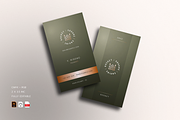 5 in 1 Vertical Luxury Business Card, a Business Card Template by Ctrl space studio (Thumbnail 3 of 6)