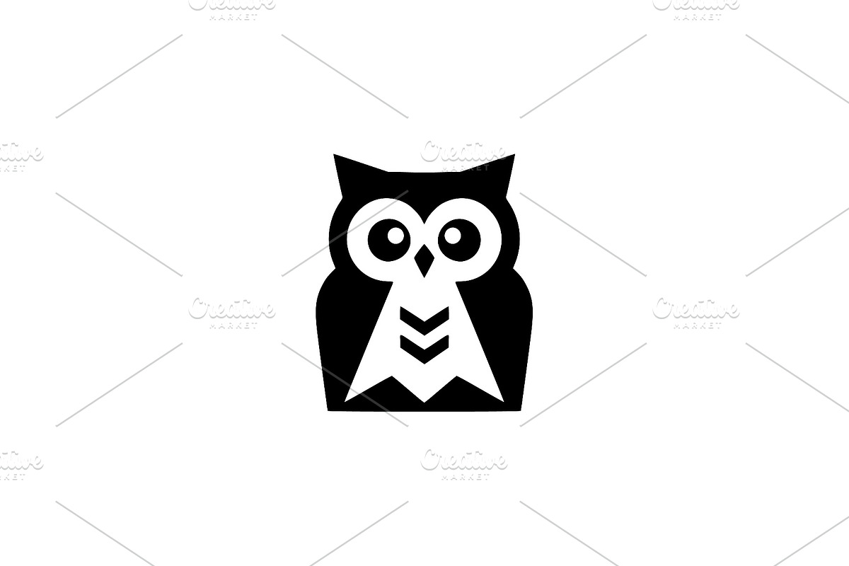 Owl Silhouette Vector Illustration, an Animal Illustration by Vectorium Studio (Photo 1 of 4)