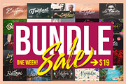 YEAR END FONT BUNDLE, a Script Font by DoubleZ Studio (Thumbnail 1 of 12)