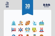 USA (United States) 90 Icons, an Icon by Foxyard studio (Thumbnail 3 of 4)