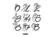 Tattoo Numbers  For Procreate, a Brush Add-On by Torus1 (Thumbnail 5 of 6)