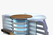 TV Studio Desk Collection (12 PCS), a Furniture 3D Model by akerStudio (Thumbnail 80 of 153)