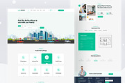 Mega UI Website Template Bundle, a Landing Page Template by DesignsLab (Thumbnail 8 of 22)