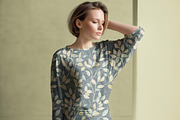 Long Sleeve Knitted Dress Mockup, a Shirt Mockup by 1001 mockups (Thumbnail 5 of 7)