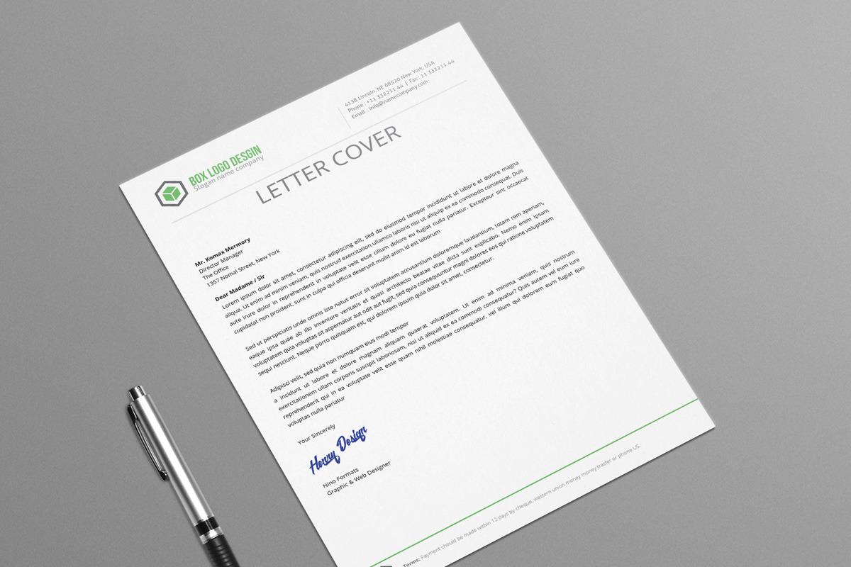 Corporate Identity, a Stationery Template by resumetemplathttps://d3es (Photo 5 of 6)