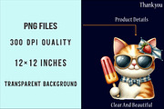 Funny Quirky Cats Clipart, an Illustration by SinaCreation (Thumbnail 4 of 5)