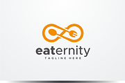 Eat Infinity Fork & Spoon Logo, a Branding & Logo Template by yopie (Thumbnail 2 of 5)