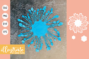 Paper Cutting Flowers SVG Bundle, an Illustration by illuztrate (Thumbnail 8 of 11)