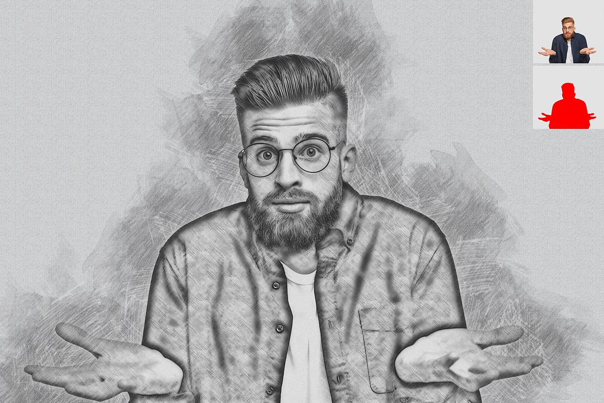 Incredible Sketching Effect, an Action Add-On by MRI STUDIO (Photo 3 of 16)