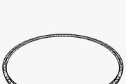 Circle Square Truss Diameter 1000cm, a Furniture 3D Model by akerStudio (Thumbnail 2 of 14)