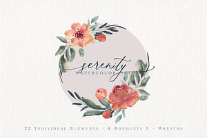 Serenity - Watercolor set