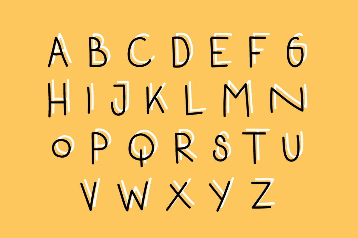 Ugo — Slim Handmade Font preview 2