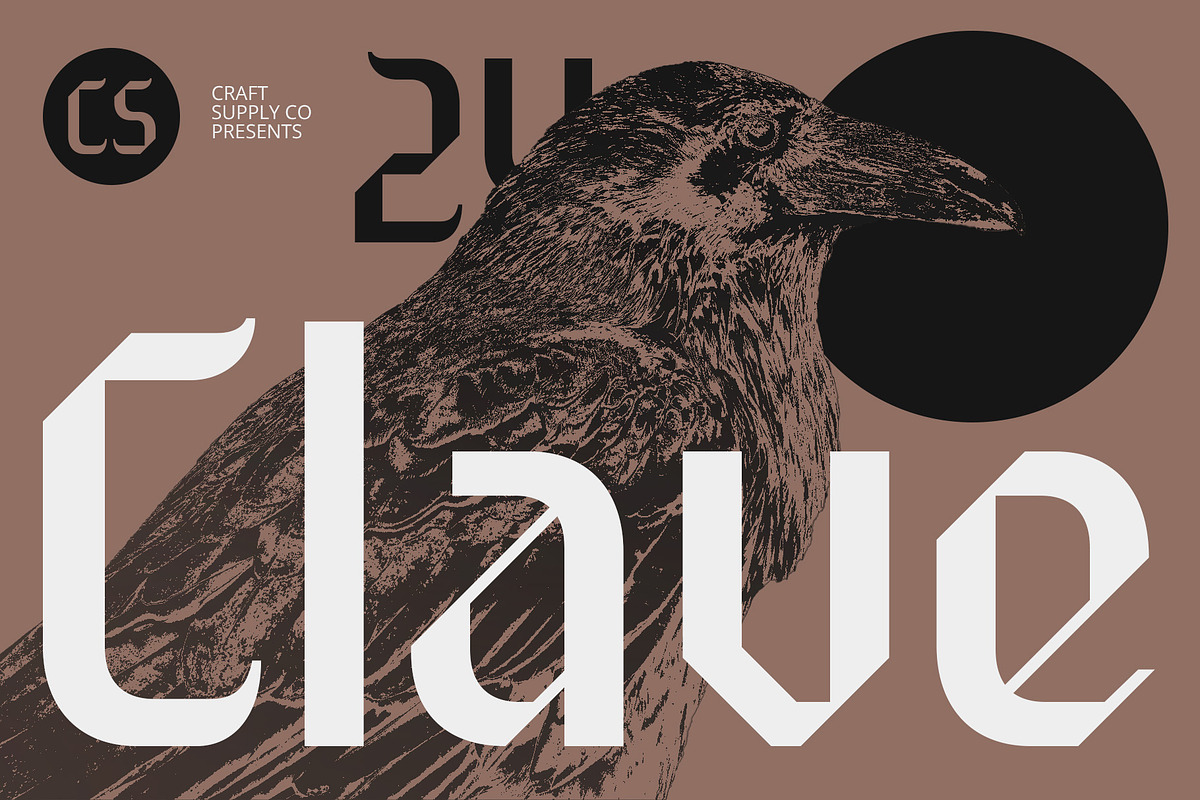 CS Clave – Gothic Font, a Sans Serif Font by Craft Supply Co. (Photo 1 of 8)