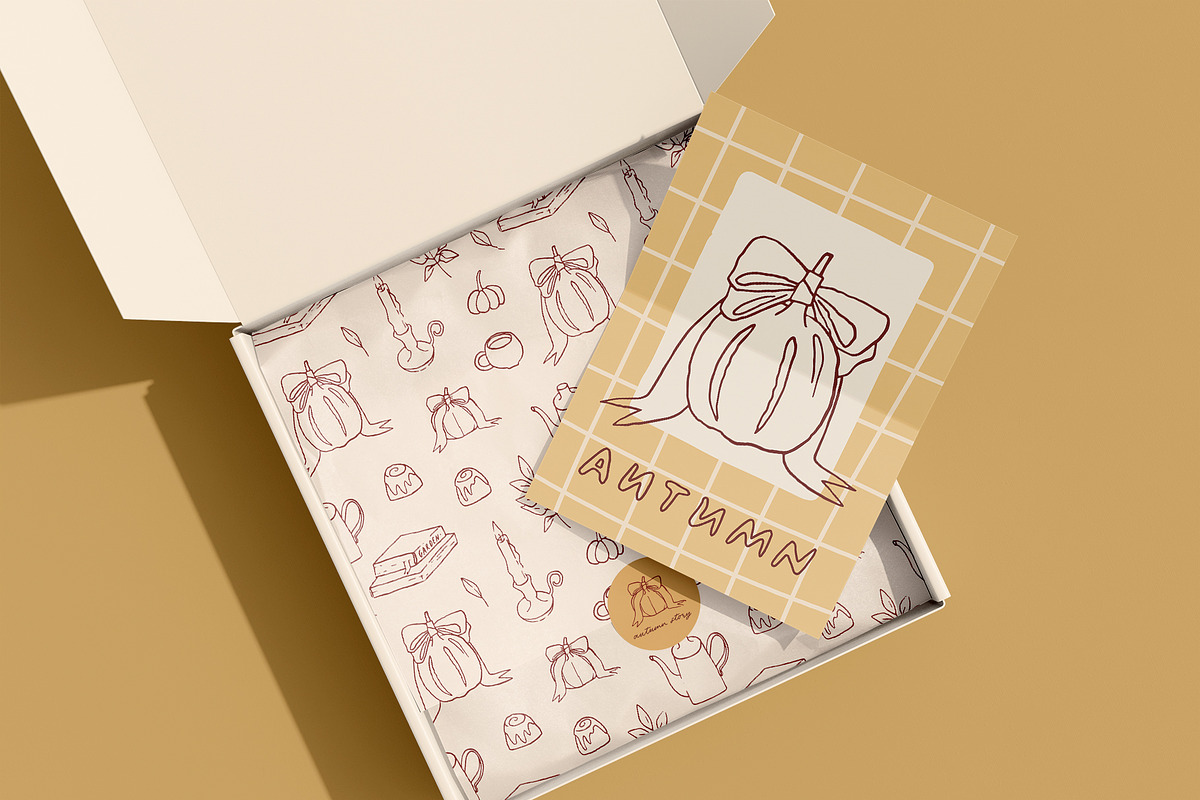 Cottagecore Autumn Club clipart set, a Seasonal Illustration by Cute Atelier (Photo 6 of 12)
