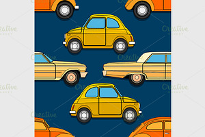 Retro cars, a Graphic by IllustrationArtShop