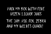HUGOS- BRUSH FONT, a Sans Serif Font by Sronstudio (Thumbnail 3 of 3)