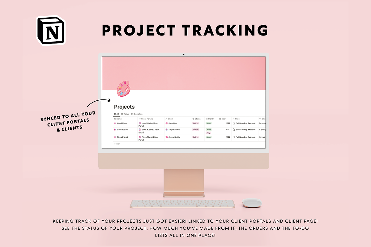 The Ultimate Notion Dashboard, a Marketing Template by DesignbyAyelet (Photo 6 of 6)