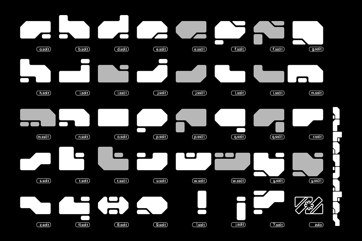 Vaxen-Rounded Variable Font, a Symbol Font by Font For Zula™ (Photo 4 of 10)