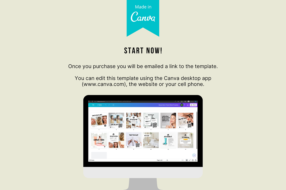 Beauty Salon Social Media, a Social Media Template by Sincerely Media (Photo 9 of 9)