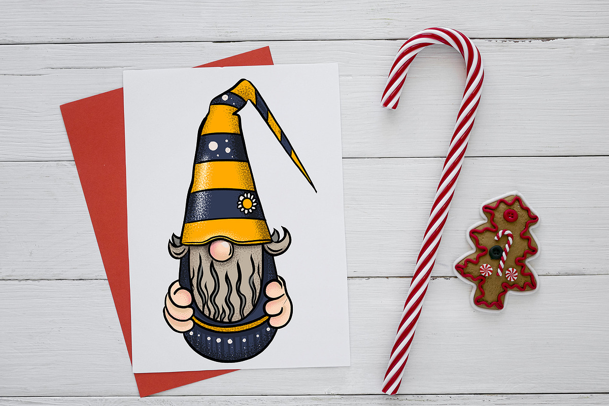 Christmas Gnomes clipart Procreate, an Education Illustration by ElladesignCo (Photo 3 of 7)