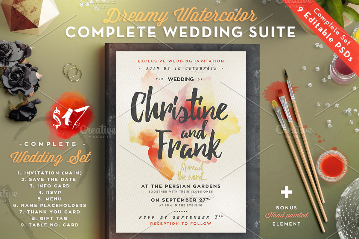 Bestselling Bundle II -40%, an Invitation Template by The Wedding Shop (Photo 5 of 10)