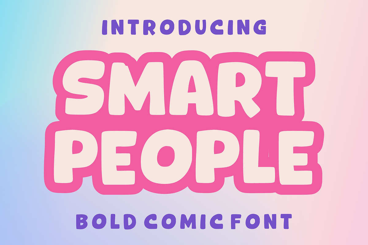 Smart People, a Font by Limited.studio