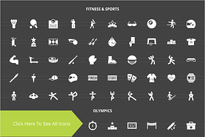 860 Activities Glyph Inverted Icons