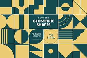 Duotone Geo Shapes