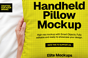 Handheld Pillow Mockup PSD, a Merchandise Mockup by Elite Mockups (Thumbnail 2 of 2)