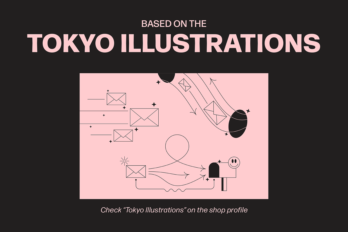 Tokyo Icons, an Outline Icon by kapustin.co (Photo 2 of 3)