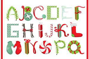Christmas lettering