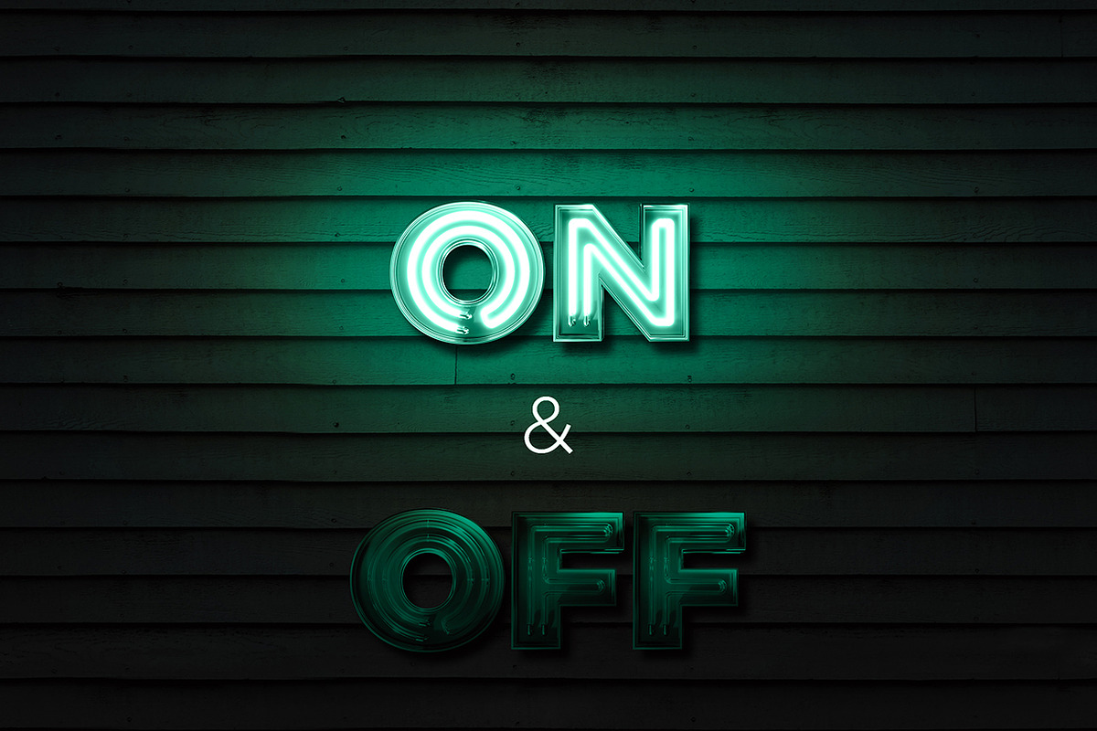 3D Neon PSD Letters -Classic version, an Object Graphic by GK Creative (Photo 3 of 13)