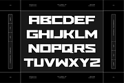 Nimbez - Futuristic Display Font, a Sans Serif Font by Typeagle (Thumbnail 2 of 11)
