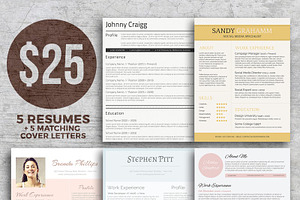 Resume Bundle - Get Noticed!