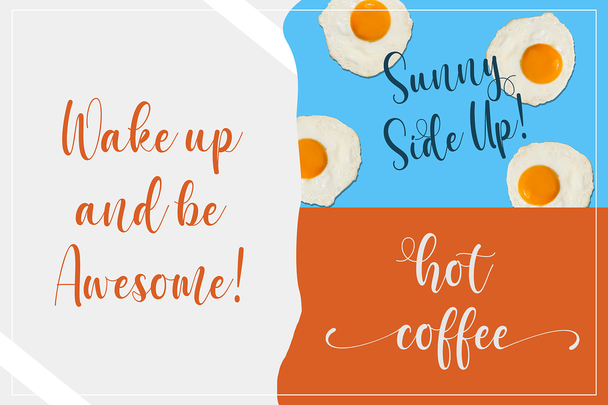 Sunkist Splash | Bouncy Script, a Script Font by Lemonthe (Photo 3 of 7)
