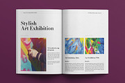Art Gallery Exhibition Catalog, a Brochure Template by E-Type (Thumbnail 5 of 8)