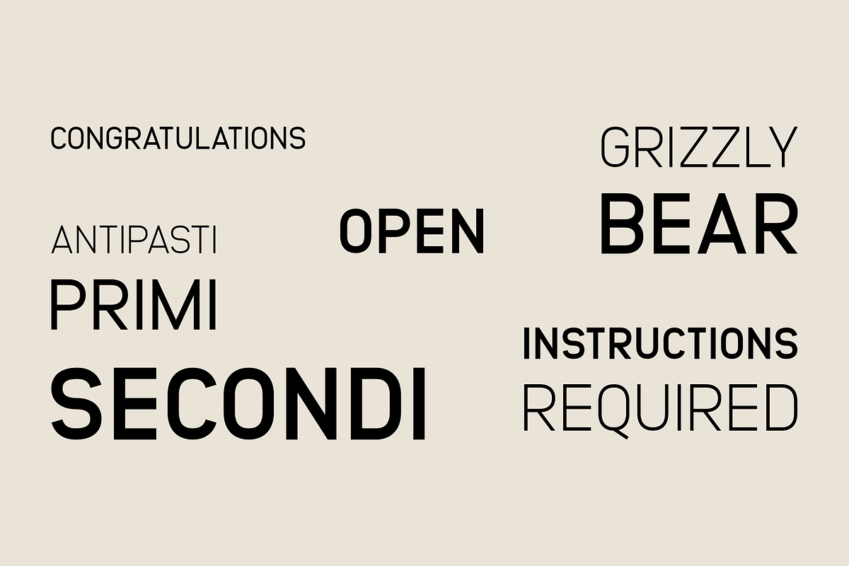 Anodina – Font Family, a Sans Serif Font by Stefano Giliberti (Photo 5 of 10)