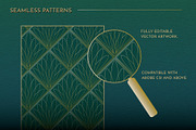 Art Deco Seamless Patterns Vol 2, a Pattern Graphic by Wingsart Studio (Thumbnail 4 of 4)