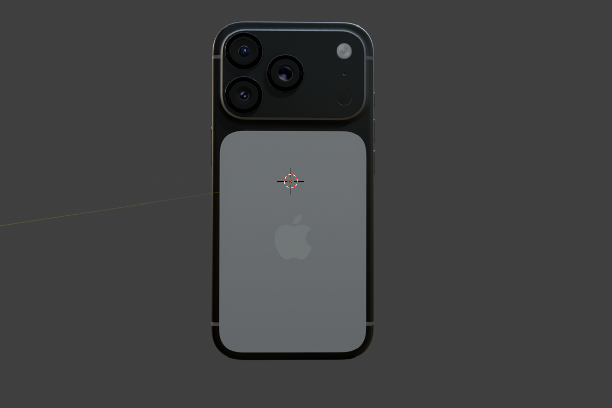 3d Iphone 17 pro Model, an Object 3D Model by hdri360 (Photo 1 of 4)