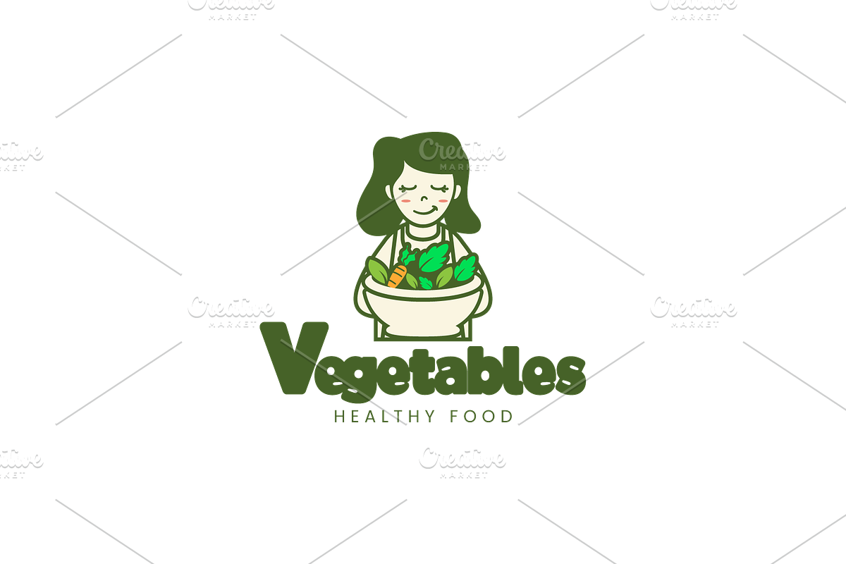 Salad icon template illustration, a Branding & Logo Template by Dyn Studio (Photo 2 of 2)