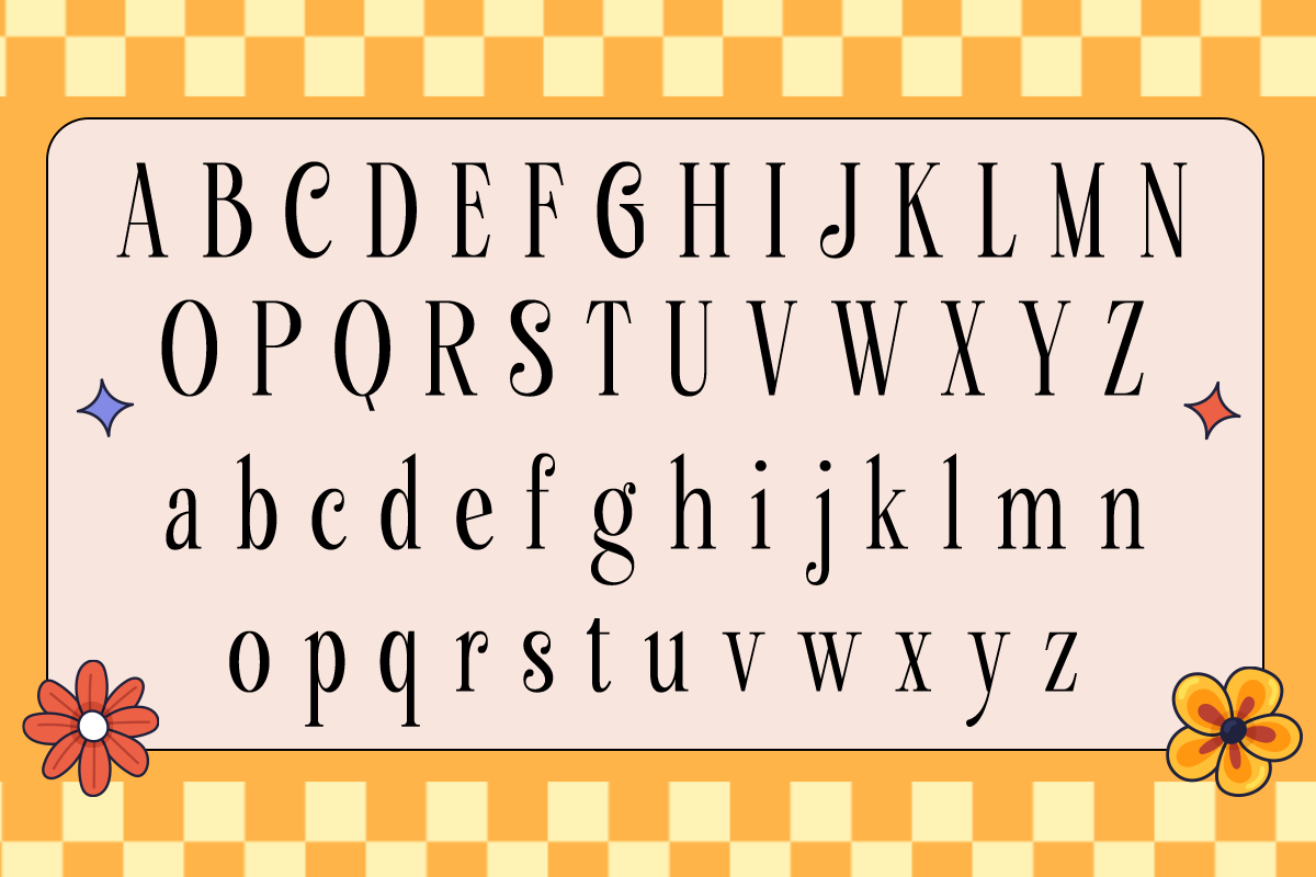Retro Serif Font - Wondering Miracle, a Serif Font by Say Studio (Photo 9 of 10)