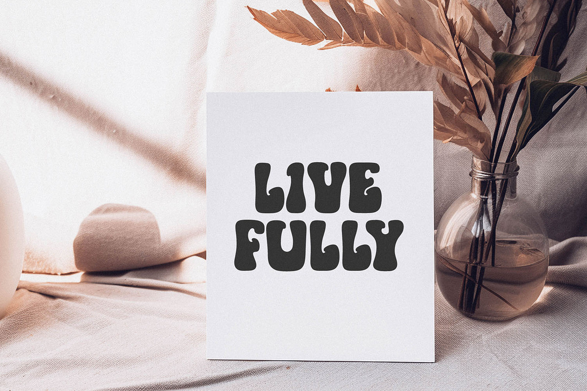 Magic Vibes Retro Vintage Font, a Script Font by BarcelonaShop (Photo 7 of 10)