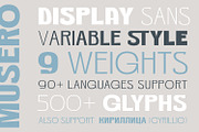 Musero, a Sans Serif Font by din-studio.com (Thumbnail 3 of 15)